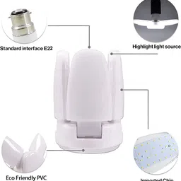 SPARK WORLD White Contemporary Ceiling Lamp image 3