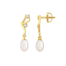 Joyalukkas Girls 22KT Gold Drop Earrings image 4