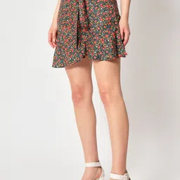 Zastraa Printed A-Line Flared Skirt image 3