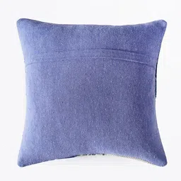 HANDICRAFT PALACE Blue & Grey Abstract Square Cushion Covers image 3