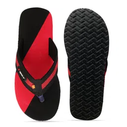 Sparx Men Black & Red Colourblocked Thong Flip-Flops image 2