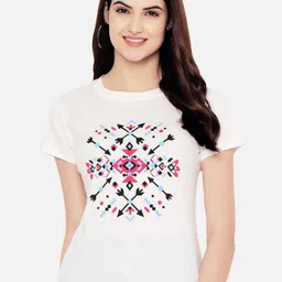 Fabflee Pack Of 3 Typography Printed Regular Fit Pure Cotton Casual T-Shirt image 5