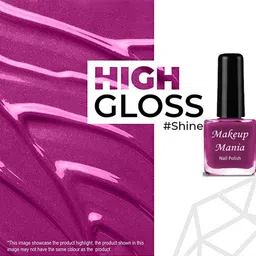 Makeup Mania Set of 12 High-Shine Long-Lasting Non-Toxic Nail Polish 6ml Each - Shade 203 image 5