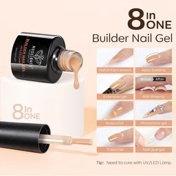 Modelones 8-In-1 Builder Nail UV LED Long Lasting Gel Nail Polish 7ml - Shade 021 image 2