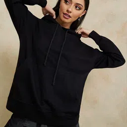 Styli Printed Hooded Cotton Sweatshirt image 4