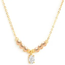 MINUTIAE Women Brass Gold-Plated Handcrafted Necklace image 3