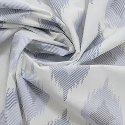 MASPAR Optimist Bloom Blue Printed 144 TC Cotton Double Queen Bedsheet With 2 Pillow Cover image 3