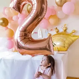 Special You 52 Pcs Peach & Purple Patterned Festive Decor image 2