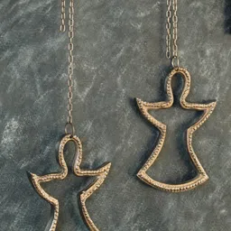 TIED RIBBONS Set Of 2 Christmas Tree Premium Decor Hanging Ornaments Props image 3