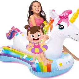 inetlligent Magical (IND*9625) Unicorn Ride-On Inflatable Pool Float Inflatable Swimming Safety Tube-picture-10