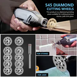 serplex Rotary Tool Accessories Set 44 Pcs 44pcs Rotary Tool Accessories Set for Grinding Cutting and DIY Repair Work Corded Chainsaw image 4