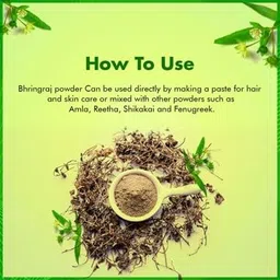 Ayurveda Amrita Pure & Natural Bhringraj Powder For Hair & Scalp,100 Gm image 3