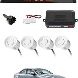 zplus Universal 4 White Reverse Parking Sensor With LED Display For Cars-227 Safety of Passengers/Car One Alarm Kit-1019 Parking Sensor-picture-13
