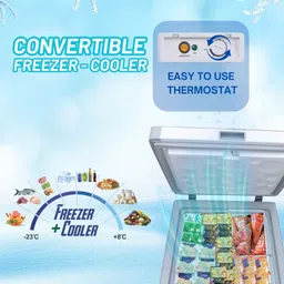 rockwell 85 L Single Door Standard Deep Freezer image 4