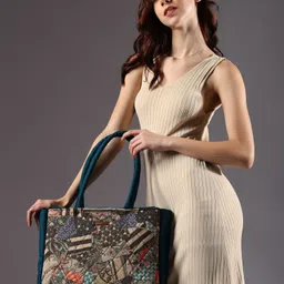 Women Blue Tote-image-40