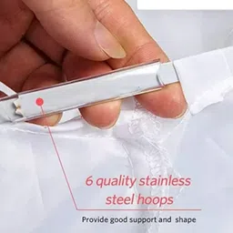 sblaner Women Solid A-line White Skirt image 3