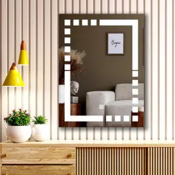 flipkart perfect homes Rectengale 18x24 Inch Wall-Mounted LED Mirror with Smart Sensor Bathroom Mirror-picture-12