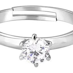 GIVA 925 Silver Snowfall Ring image 5