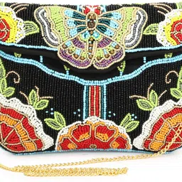 fashion overseas Party Black Clutch image 1