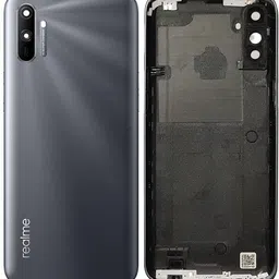 starware Back_Door_Panel_Real_Me_C3_Volcano_Grey Door Back Panel Housing Body with Logo Compatible for Realme C3 Back Panel-picture-28