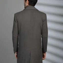 mast & harbour Polyester Solid Coat For Men image 5