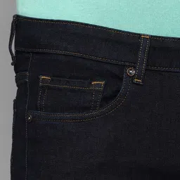 louis philippe jeans Men Slim Low Rise Dark Blue Jeans image 5