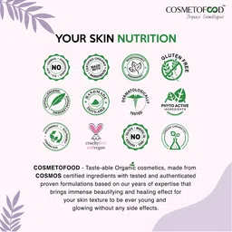 COSMETOFOOD Grey & Off-White Bioglam Mustard Rosemary & Mace Polishing Mask Brightening Glow 100 ml image 4