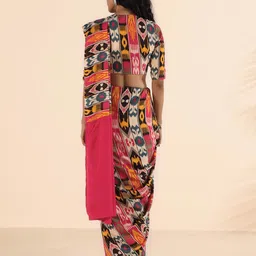 trueBrowns Ready to Wear Ikat Saree image 3