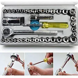 shree shubh laxmi 40 Pc Socket Tool Kit Socket Set image 2