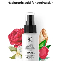 BRILLARE Sustainable Age Revival Face Toner for Ageing Skin - 50ml image 3