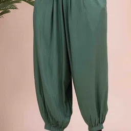 mirayya Rayon Solid Women ["Green"] Salwar-picture-12