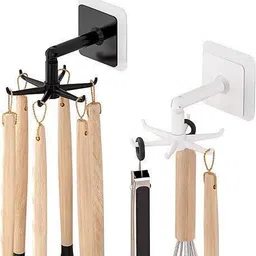 vrdh Wall mounting Self Adhesive 360 Degree Rotating Hook for Hanging(Pack of 1)1.455 Hook 6-picture-11