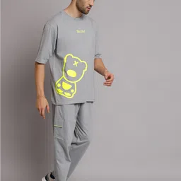 GRIFFEL Graphic Printed Pure Cotton Tracksuits image 4