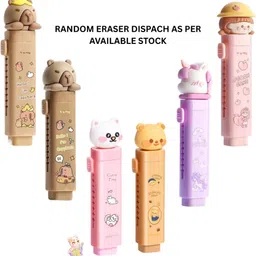 arizuul Adorable 3D Pushpull Erasers in Random Fun Designs for Creative Kids Non-Toxic Eraser-picture-15