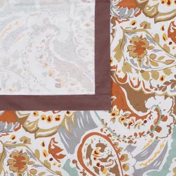 texstylers Cotton 4 Seater Floral Table Cover image 2