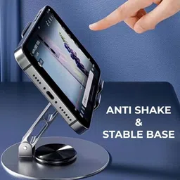 JANGI Metal body phone holder LX2 Smart table mobile Stand for desk online classes Mobile Holder-picture-27