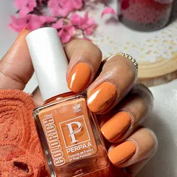 PERPAA Colorich Vegan Quick Dry Long Lasting Nail Polish-10ml-Peach04 image 3