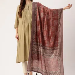 SANGAM PRINTS Ethnic Motifs Printed Dupatta image 5