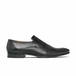 Ruosh Men Textured Leather Formal Loafers image 5