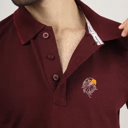 Greylongg Printed Polo Collar Cotton Casual T-shirt image 4