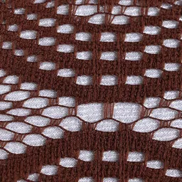 Dakshya Industries Brown Self Design 4-Seater Rectangle Cotton Table Cover image 3