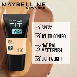 Maybelline New York 2Pcs Fit Me Matte Poreless Foundation 18ml each - Natural Buff 230 image 2