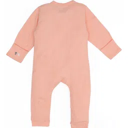 MiArcus Girls Pack Of 2 White & Orange Printed Cotton Rompers image 3