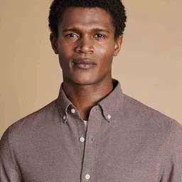 charles tyrwhitt Men Slim Fit Button-Down Collar Shirt image 3