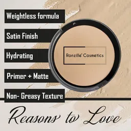 Ronzille Weightless Prime Matte Fairness Compact 10 g - Sorrell Fawn 03 image 5