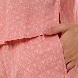 Amante Conversational Printed Night Suit image 4