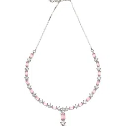 KARATCART Cubic Zirconia-Studded Jewellery Set image 3