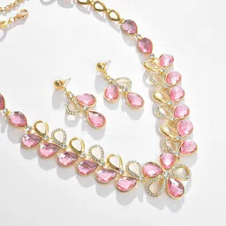 Anouk Gold Plated Stones Studded Jewellery Set image 3