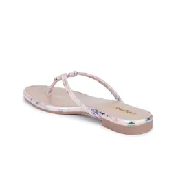 Luxyfeel Printed Strappy Open Toe Flats image 3