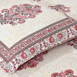 EasyGoods Printed 240 TC Pure Cotton King Bedsheet with 2 Pillow Covers image 5